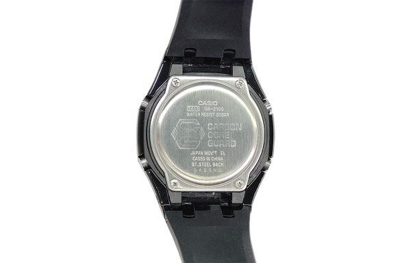 Кастомные часы Casio G-Shock GA-2100 — звёздный циферблат и чёрный ремешок — фото 4
