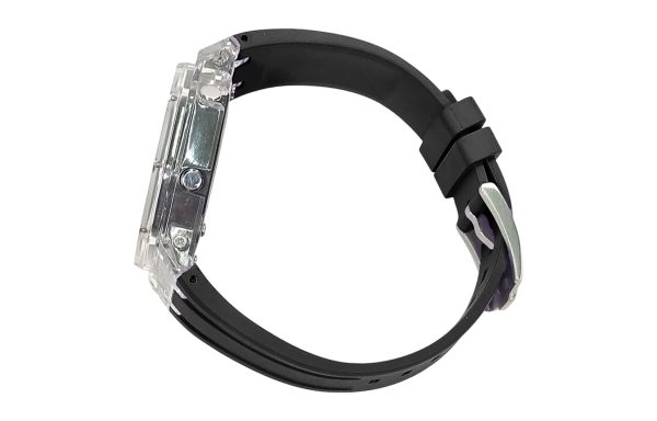 Кастомные часы Casio G-Shock GA-2100 — Прозрачный корпус и Цветные индексы — фото 3