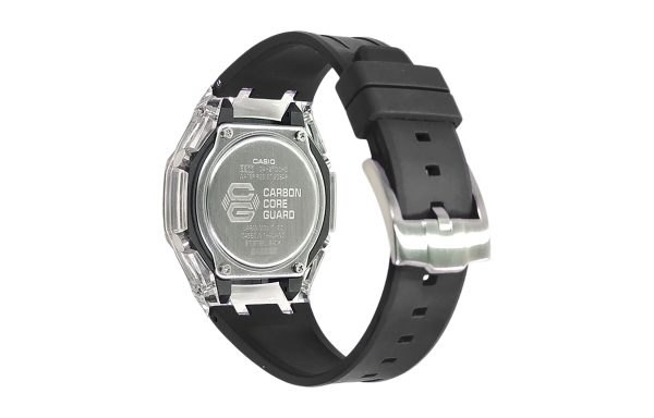 Кастомные часы Casio G-Shock GA-2100 — прозрачный корпус и синий циферблат — фото 4