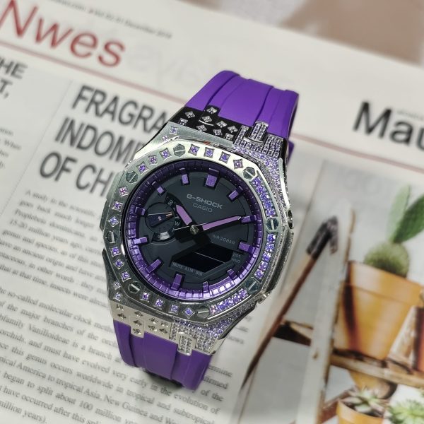 Кастомные часы Casio G-Shock Сияющий Вихрь Струящийся Аромат. Купить кастом G-Shock CasiOAK Custom, доставка по России