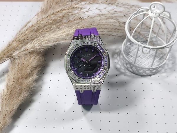 Кастомные часы Casio G-Shock Сияющий Вихрь Струящийся Аромат, дополнительное фото. CasiOAK Custom, кастомные часы Casio ру...