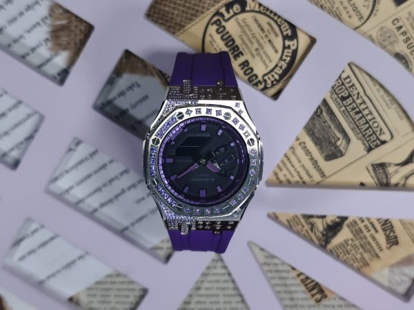 Кастомные часы Casio G-Shock Сияющий Вихрь Струящийся Аромат, дополнительное фото. CasiOAK Custom, кастомные часы Casio ру...
