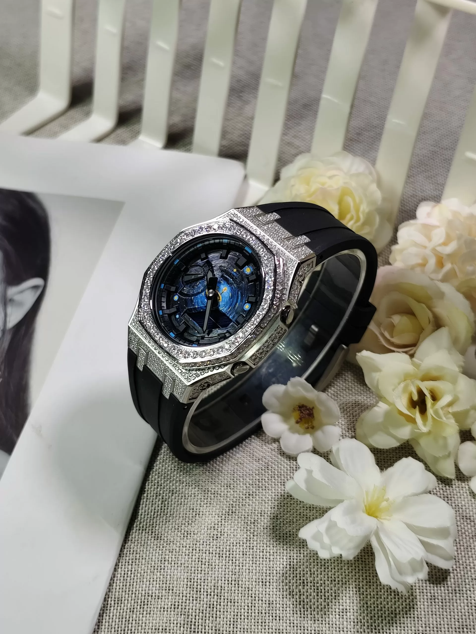 IMG_20260119_155656.jpg Кастомные часы Casio G-Shock Ночное Созвездие Сияющего Кольца, дополнительное фото. CasiOAK Custom, кастомные часы Casio р...