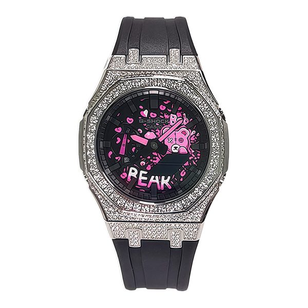 Кастомные часы Casio G-Shock Сверкающая Сакура. Купить кастом G-Shock CasiOAK Custom, доставка по России
