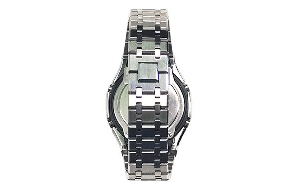 Кастомные часы Casio G-Shock Морозный Блеск Витража, вид сбоку. CasiOAK Custom, кастомные часы Casio ручная сборка