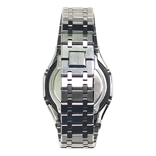 Кастомные часы Casio G-Shock Морозный Блеск Витража, вид сбоку. CasiOAK Custom, кастомные часы Casio ручная сборка