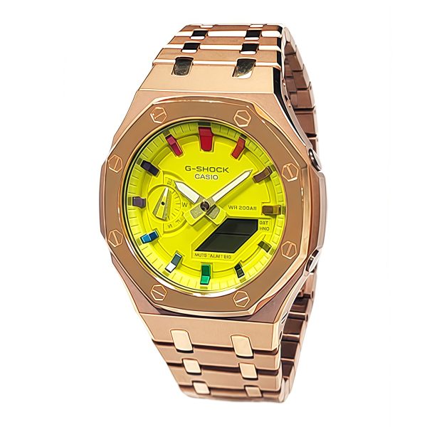 Кастомные часы Casio G-Shock Багровый Шёлк, багровые. Купить кастом G-Shock CasiOAK Custom, доставка по России