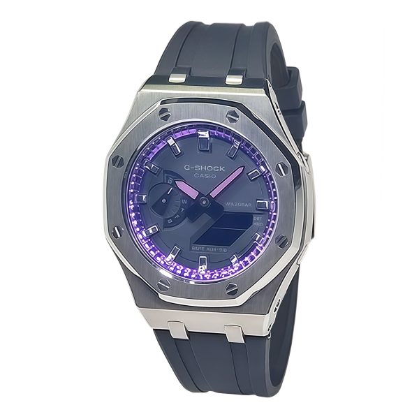 Кастомные часы Casio G-Shock Тёмно-Фиолетовый Дворец, фиолетовые. Купить кастом G-Shock CasiOAK Custom, доставка по России