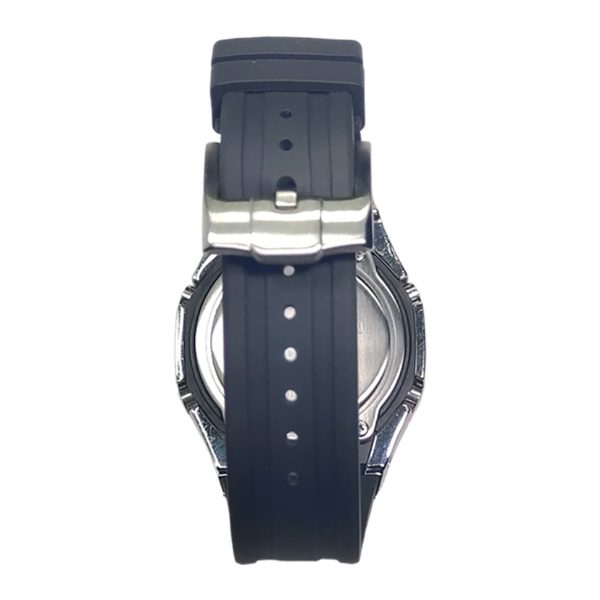 Кастомные часы Casio G-Shock Тёмно-Фиолетовый Дворец, фиолетовые, вид сбоку. CasiOAK Custom, кастомные часы Casio ручная с...
