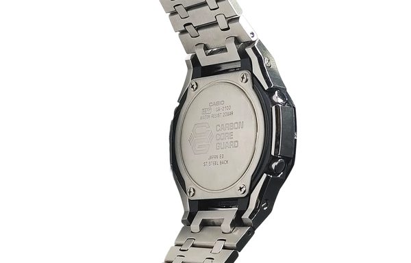 Кастомные часы Casio G-Shock Морозный Блеск Витража, дополнительное фото. CasiOAK Custom, кастомные часы Casio ручная сборка
