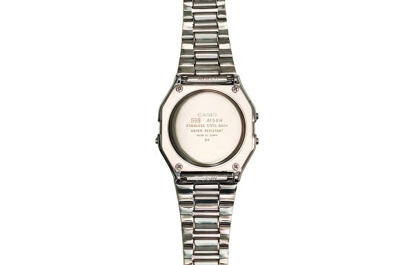 Кастомные часы Casio A158WA — Эксклюзивный дизайн с флагом Аргентины и Номер 10 Месси — фото 4
