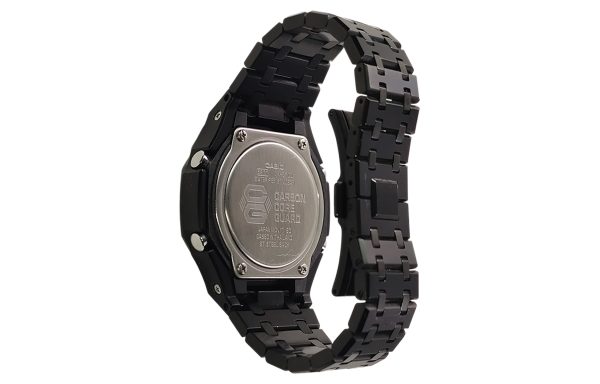 Кастомные часы Casio G-Shock Тёмная Неоновая Экспансия Света, детали циферблата. CasiOAK Custom, кастомные часы Casio ручн...