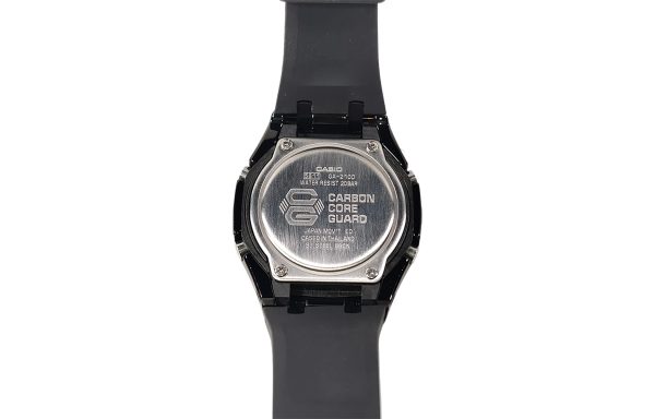 Кастомные часы Casio G-Shock Чернильный Небосвод Распускающееся Великолепие, чёрные, вид сбоку. CasiOAK Custom, кастомные ...