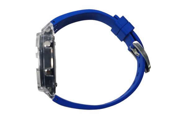 Кастомные часы Casio G-Shock Прозрачная Глубина Лазурного Ритма, лазурные, дополнительное фото. CasiOAK Custom, кастомные ...