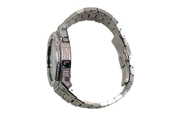 Кастомные часы Casio G-Shock Сверкающая Орбита Цветочный Указ, на руке. CasiOAK Custom, кастомные часы Casio ручная сборка