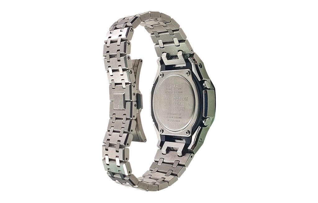 Кастомные часы Casio G-Shock Лунная Орбита Тайны, вид сбоку. CasiOAK Custom, кастомные часы Casio ручная сборка