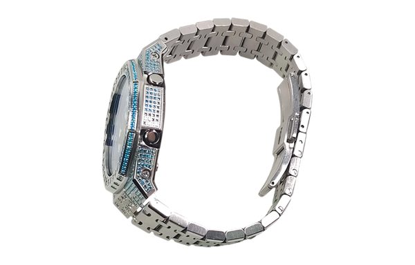 Кастомные часы Casio G-Shock Лунная Орбита Тайны, на руке. CasiOAK Custom, кастомные часы Casio ручная сборка
