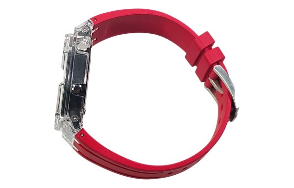 Кастомные часы Casio G-Shock Алая Душа Кристальный Панцирь, стальные, дополнительное фото. CasiOAK Custom, кастомные часы ...