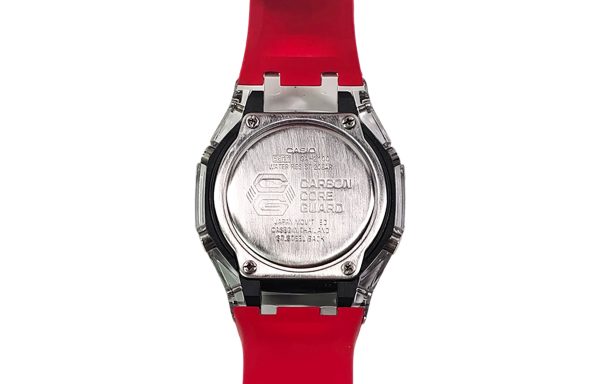 Кастомные часы Casio G-Shock Алая Душа Кристальный Панцирь, стальные, дополнительное фото. CasiOAK Custom, кастомные часы ...