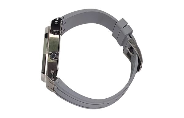 Кастомные часы Casio G-Shock Чёрный Шёлк Дымчатого Блеска, чёрные, детали циферблата. CasiOAK Custom, кастомные часы Casio...