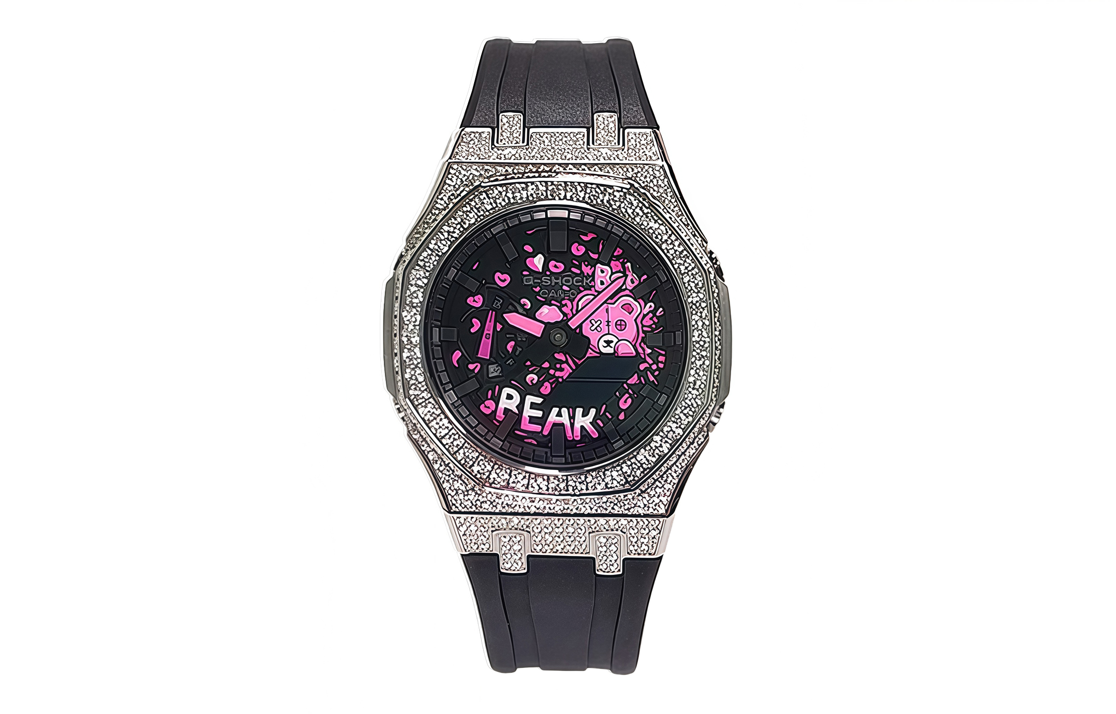 Кастомные часы CASIO GA2100 | Мод | CasiOAK Custom Кастомные часы Casio G-Shock Сверкающая Сакура. Купить кастом G-Shock CasiOAK Custom, доставка по России
