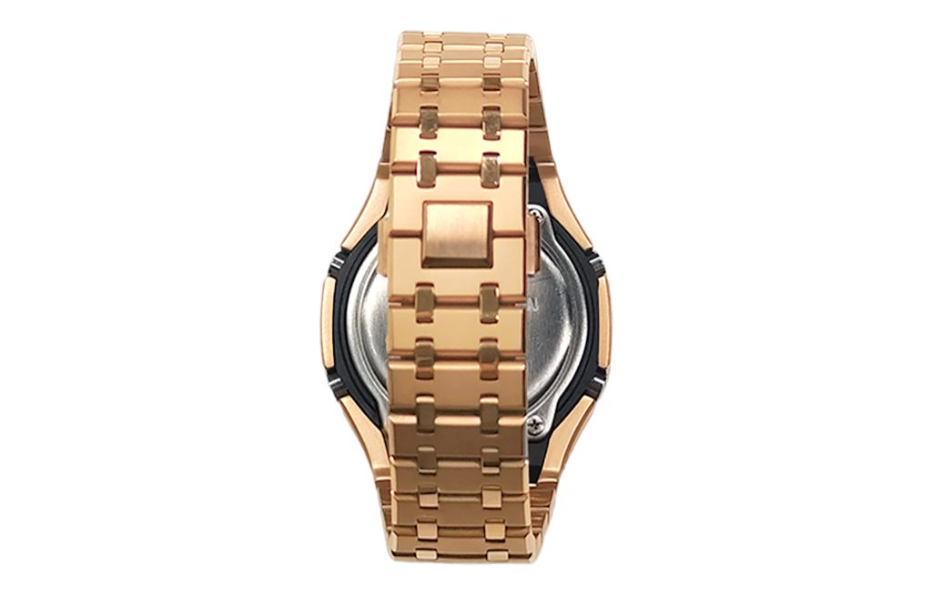 Кастомные часы Casio G-Shock Багровый Шёлк, багровые, вид сбоку. CasiOAK Custom, кастомные часы Casio ручная сборка