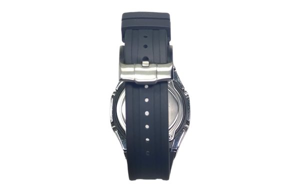Кастомные часы Casio G-Shock Тёмно-Фиолетовый Дворец, фиолетовые, вид сбоку. CasiOAK Custom, кастомные часы Casio ручная с...