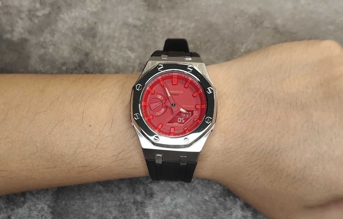 Кастомные часы Casio GA-2100 — фото 5