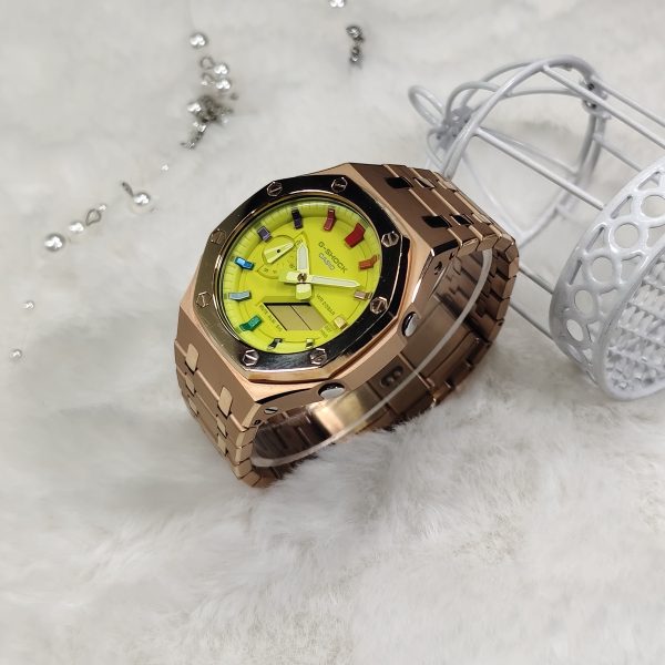 Casio G-Shock GA-2100 — Золотой, Нержавеющая сталь