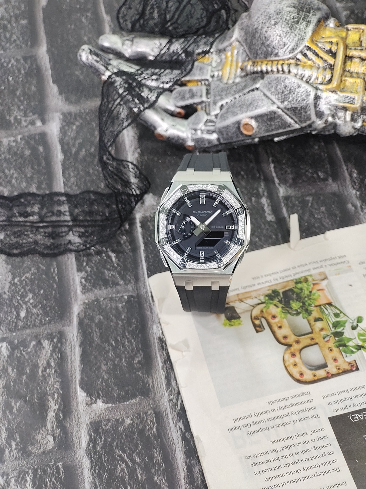 Кастомные часы Casio GA-2100 — фото 3