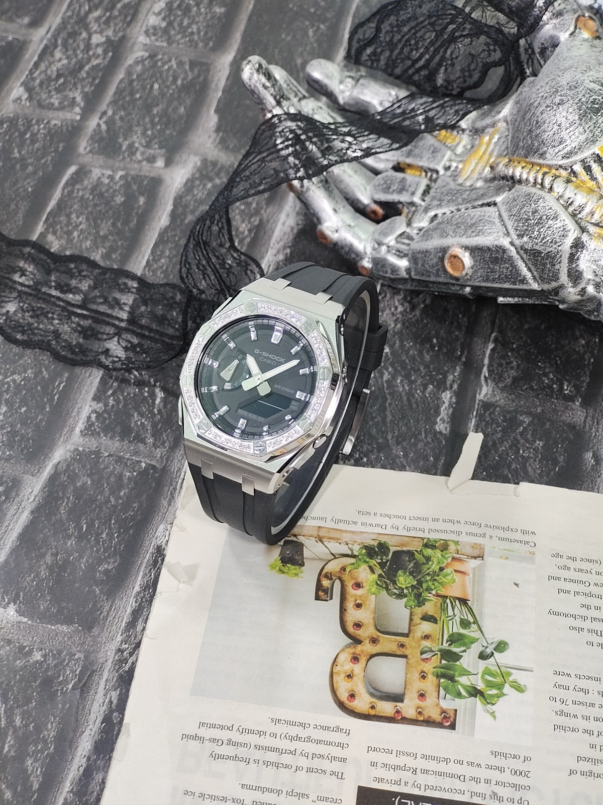 Кастомные часы Casio GA-2100 — фото 4