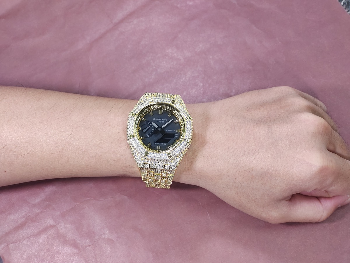 Кастомные часы Casio GA-2100 — фото 5