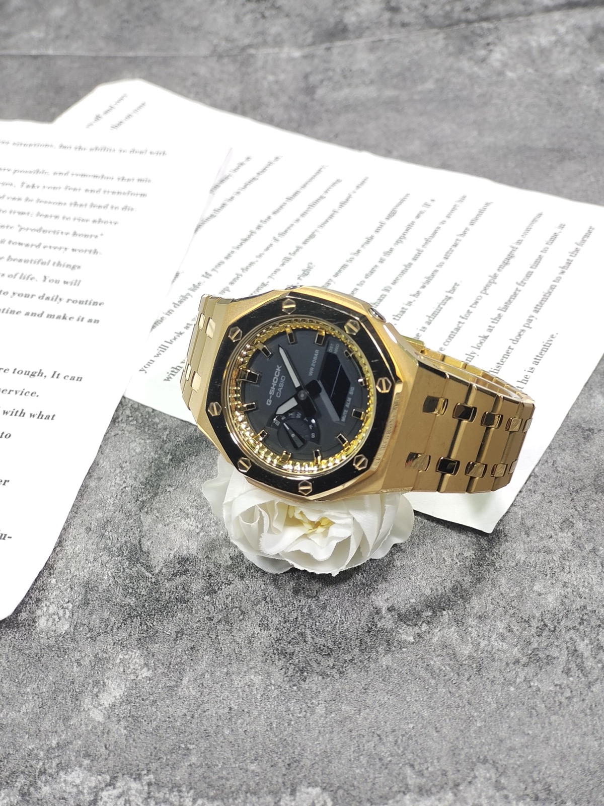 Кастомные часы Casio GA-2100 — фото 4