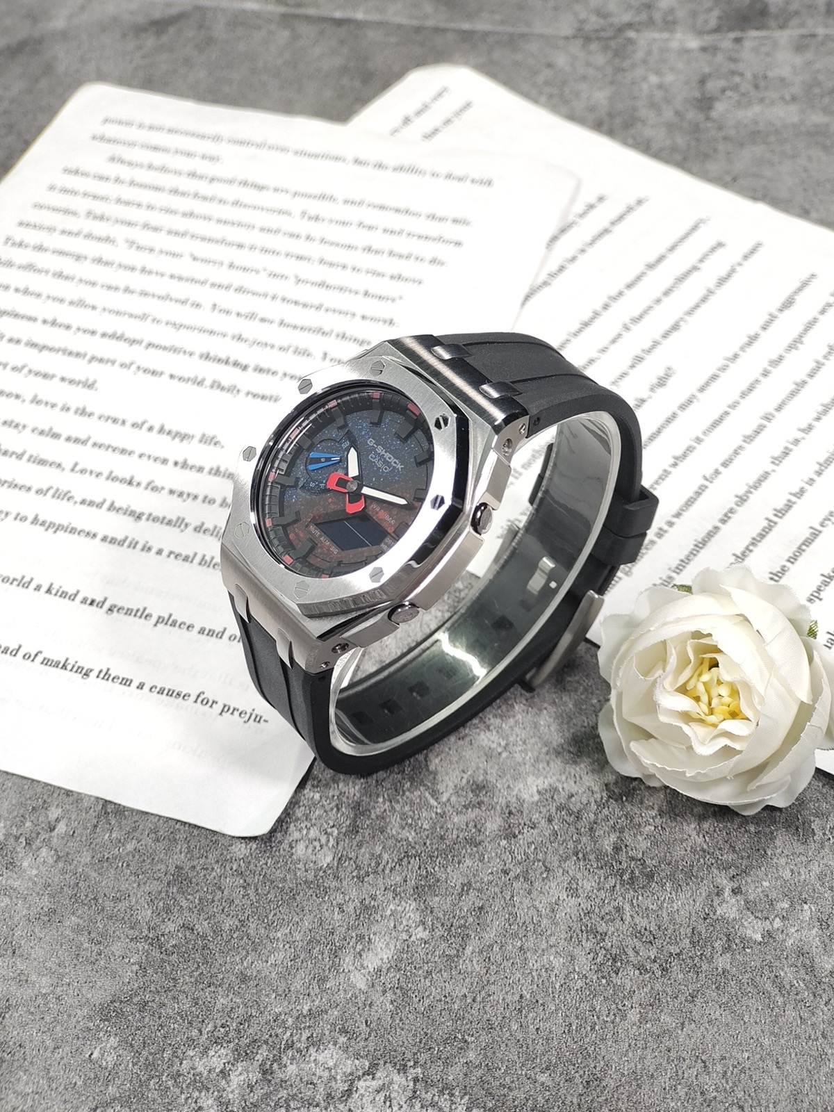 Кастомные часы Casio GA-2100 — фото 4