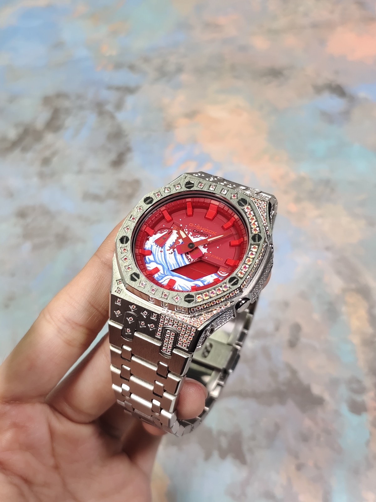 Кастомные часы Casio GA-2100 — фото 4