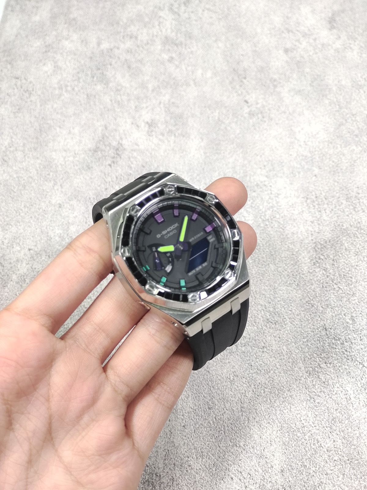 Кастомные часы Casio GA-2100 — фото 3
