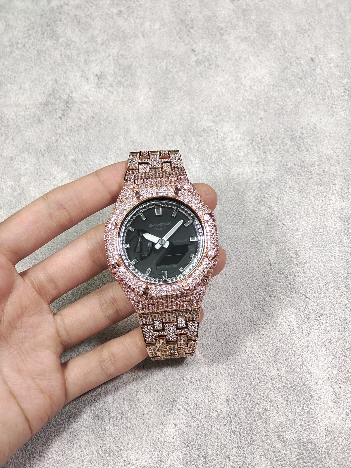 Кастомные часы Casio GA-2100 — фото 5