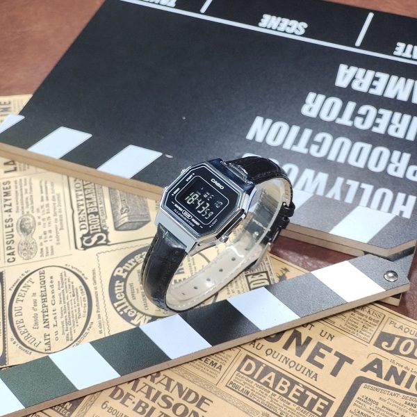 Кастомные часы Casio LA680WA Серебряный Свиток — фото 5471