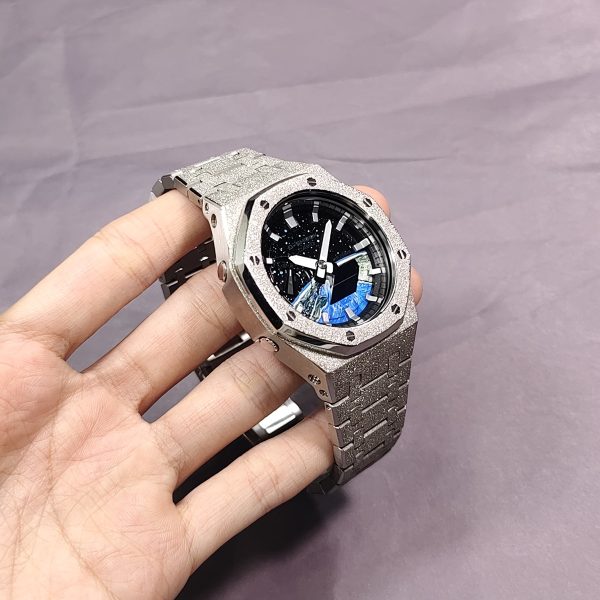 Кастомные часы Casio Galaxy Guard — Земной Циферблат — фото 5625