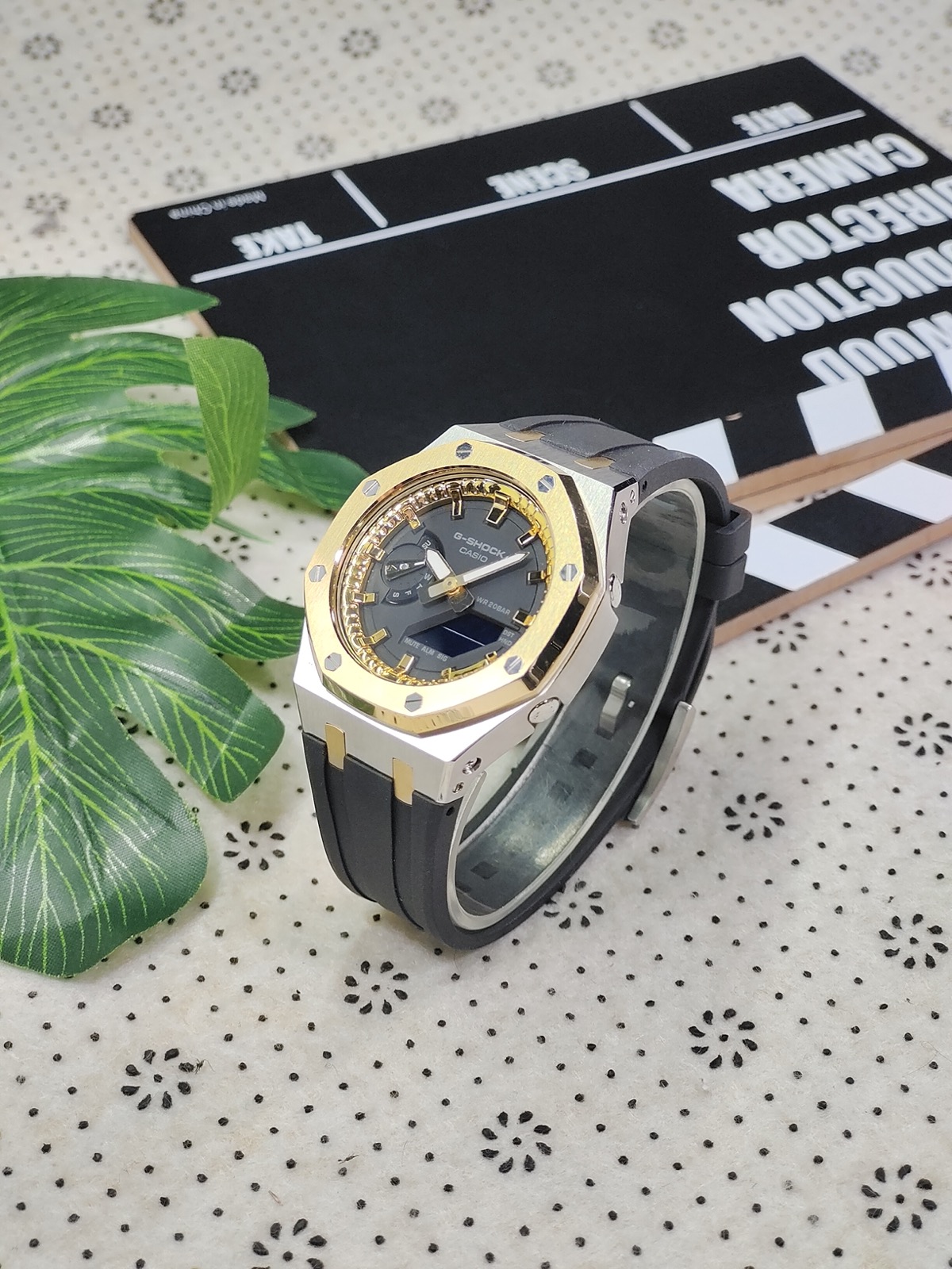 Кастомные часы Casio Midnight Gold — Полуночное Золото — фото 5767