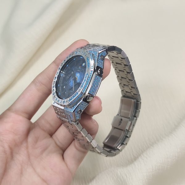 Кастомные часы Casio Sky Crystal — Сапфировые Огни — фото 5689