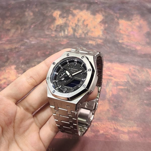 Кастомные часы Casio Spacetime Silver — Чёрнила — фото 5650