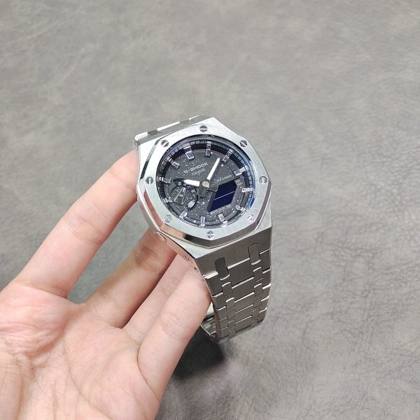 Кастомные часы Casio Spacetime Silver — Чёрнила — фото 5651