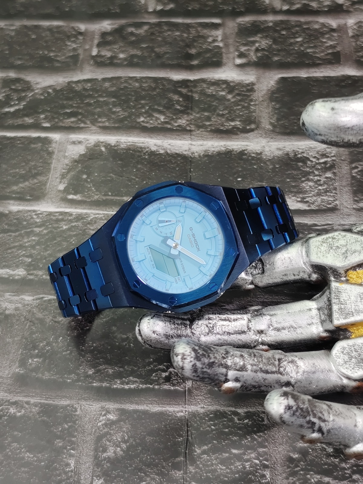 CASIOAK GA2100 CASIO G-SHOCK MOD Ледяной Блик CUSTOM WATCH — фото 2