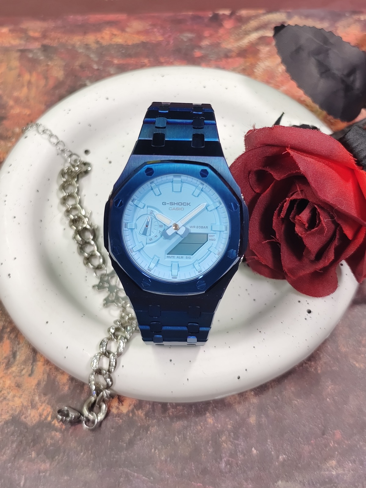 CASIOAK GA2100 CASIO G-SHOCK MOD Ледяной Блик CUSTOM WATCH — фото 4