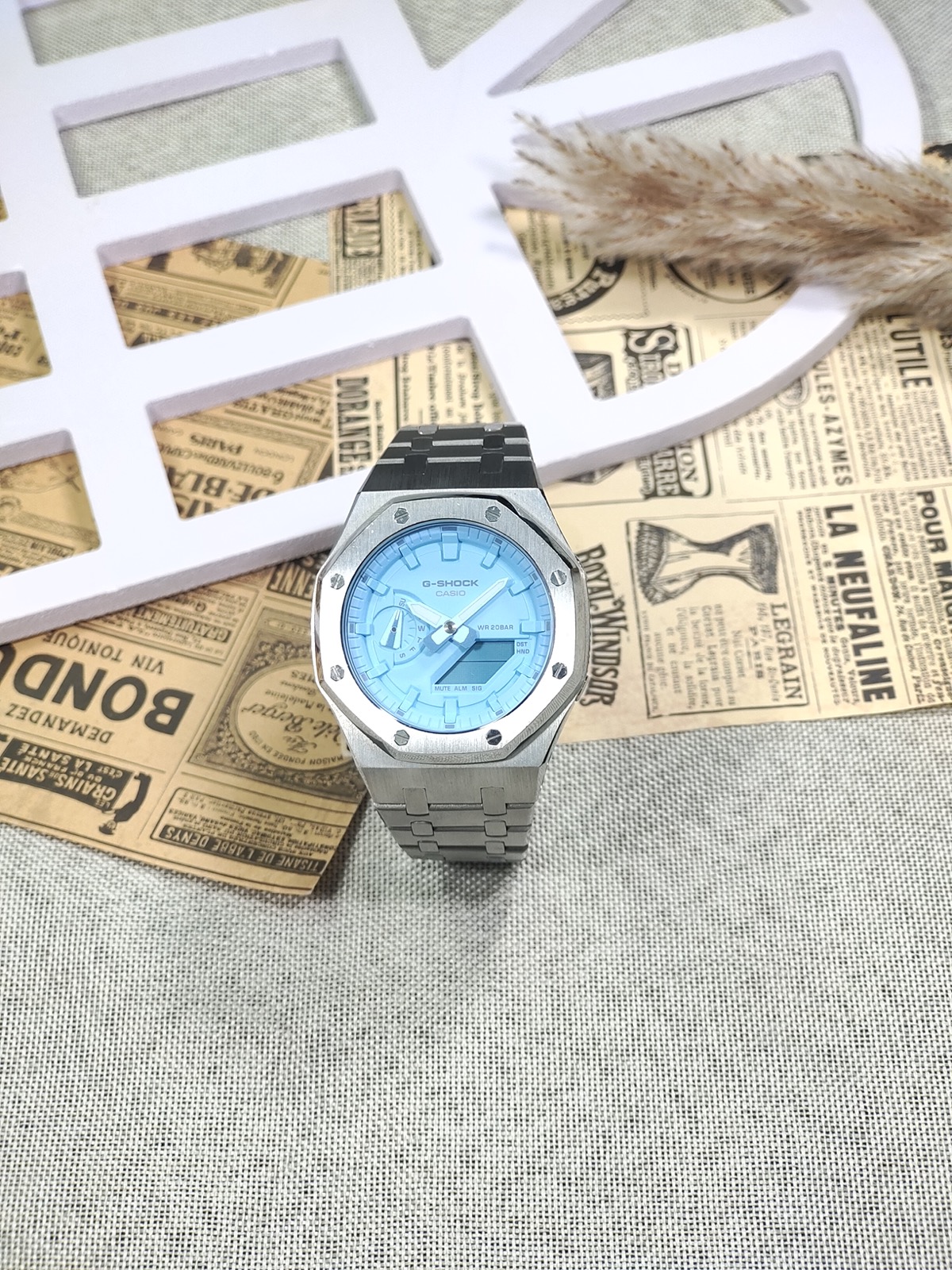 CASIOAK GA2100 CASIO G-SHOCK MOD Тиффани CUSTOM WATCH — фото 1