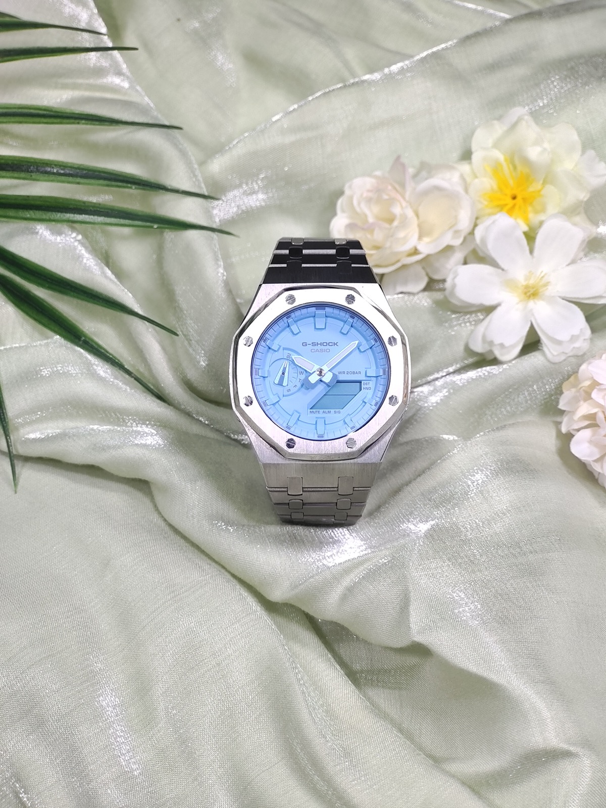 CASIOAK GA2100 CASIO G-SHOCK MOD Тиффани CUSTOM WATCH — фото 3