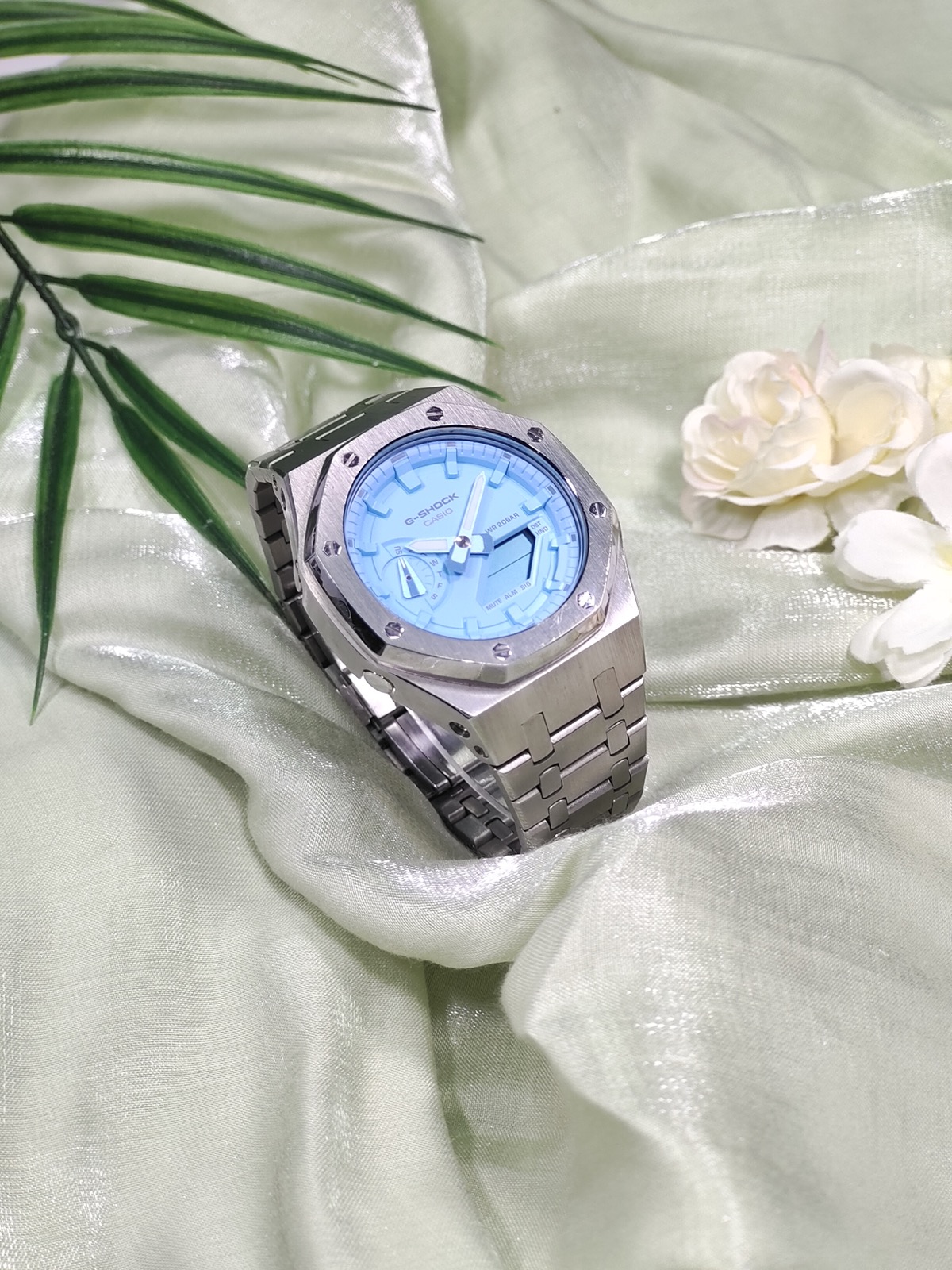CASIOAK GA2100 CASIO G-SHOCK MOD Тиффани CUSTOM WATCH — фото 4