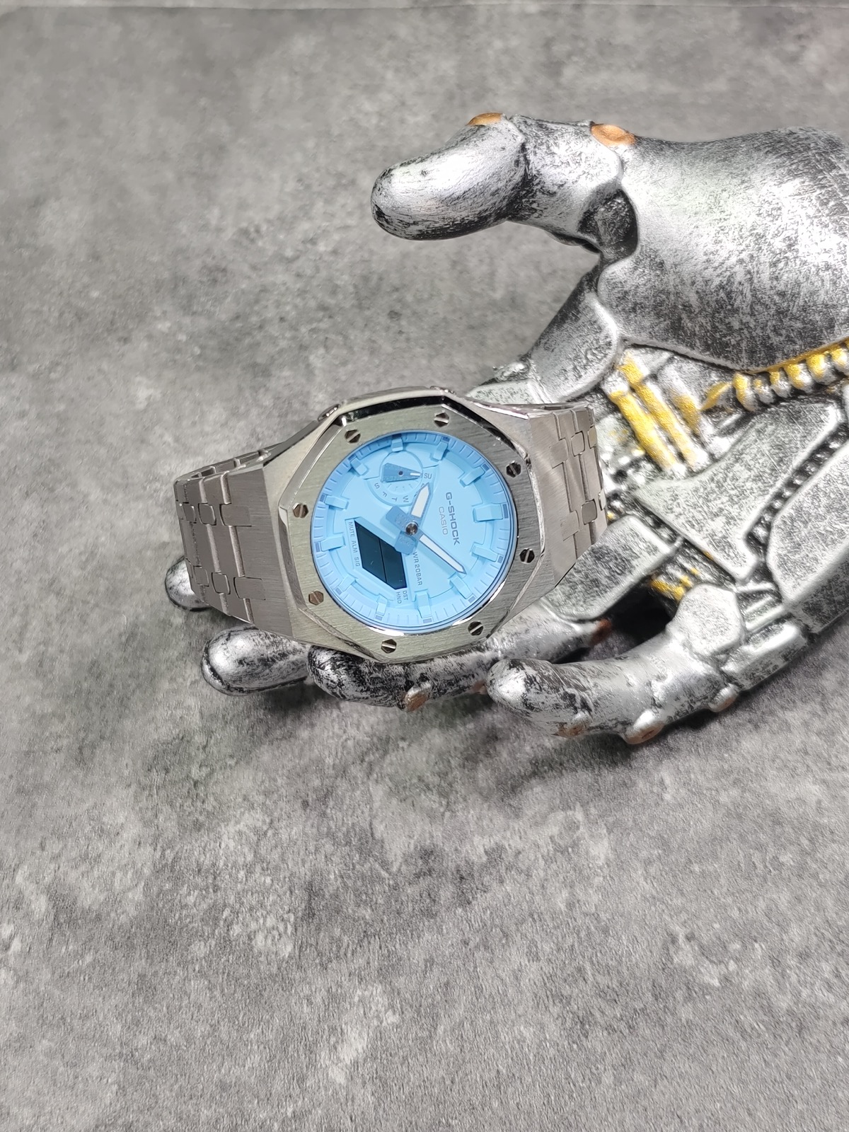 CASIOAK GA2100 CASIO G-SHOCK MOD Тиффани CUSTOM WATCH — фото 6