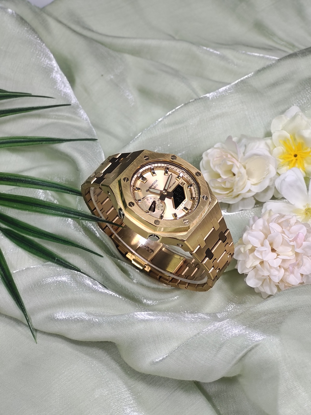 CASIOAK CASIO GB-1A MOD Золотое Сияние Custom Watch — фото 6